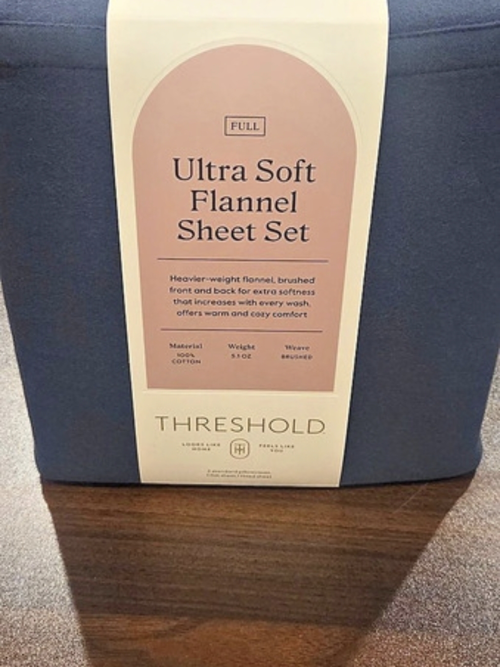 Threshold Ultra Soft Flannel Sheet Set Full Blue Full